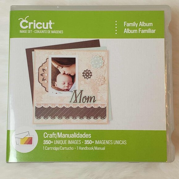 6 Pc CRICUT Lot - 5 Design Font Image Cartridges + 1 Deep Cut Blade with Housing - Picture 15 of 16